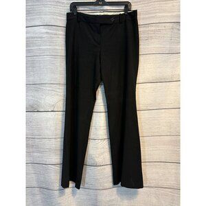 Ann Taylor Loft Womens Black Pants Flare Leg Size 8